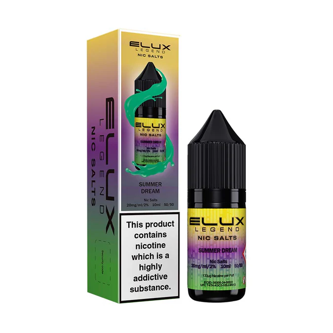 Elux Legend 10ml Nic Salt - Pack of 10 - Image 34